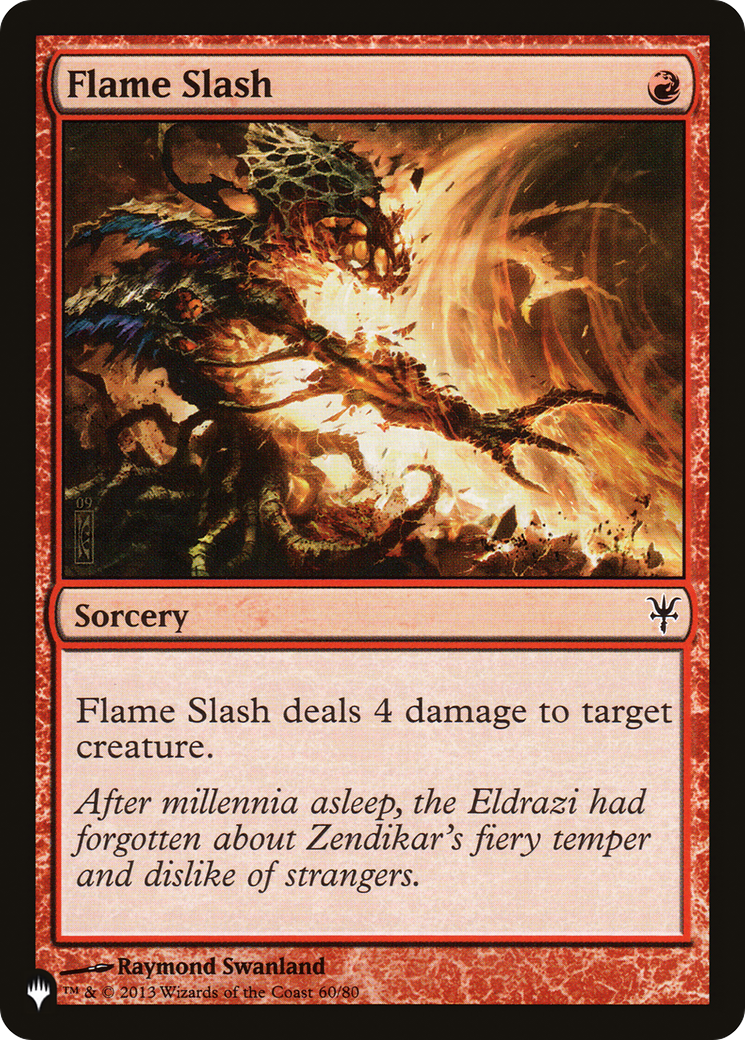 Flame Slash [The List Reprints] | Good Games Adelaide SA