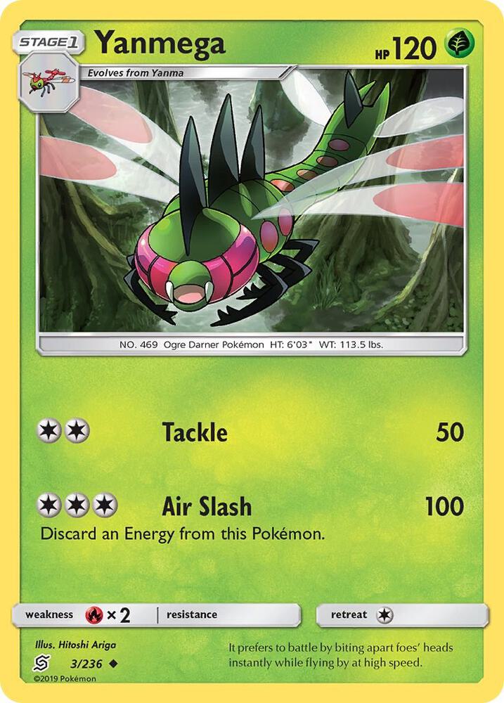 Yanmega 3/236 (SM - Unified Minds)  | Good Games Adelaide SA