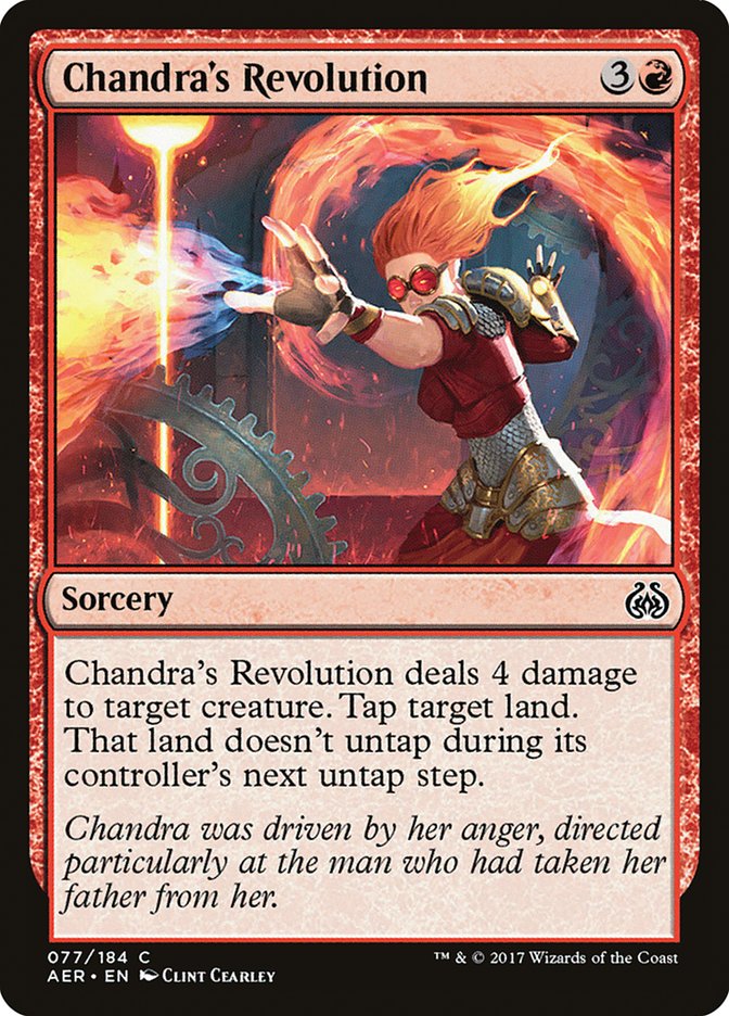 Chandra's Revolution 77 (Aether Revolt)  - Foil | Good Games Adelaide SA