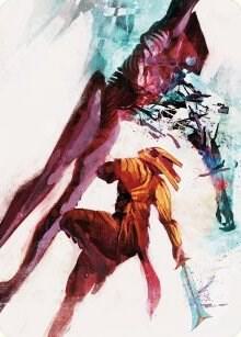 Hexgold Slash Art Card 30 (Art Series: Phyrexia: All Will Be One)  | Good Games Adelaide SA