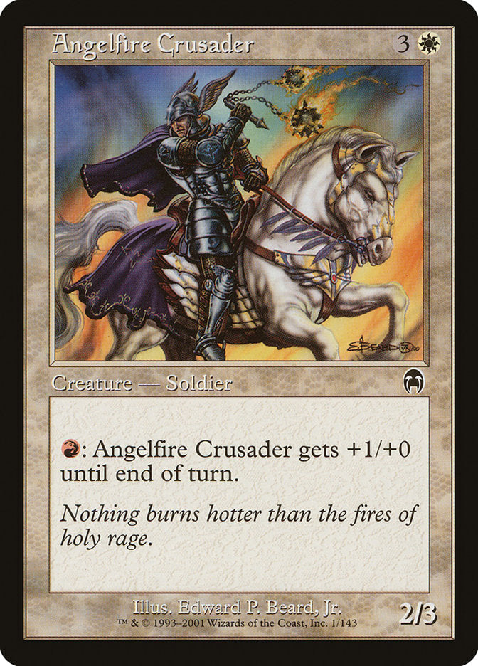 Angelfire Crusader 1 (Apocalypse)  - Foil | Good Games Adelaide SA