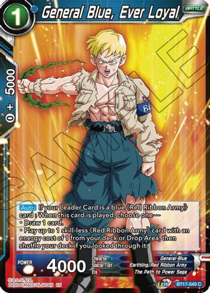 General Blue, Ever Loyal (BT17-040) [Ultimate Squad] | Good Games Adelaide SA