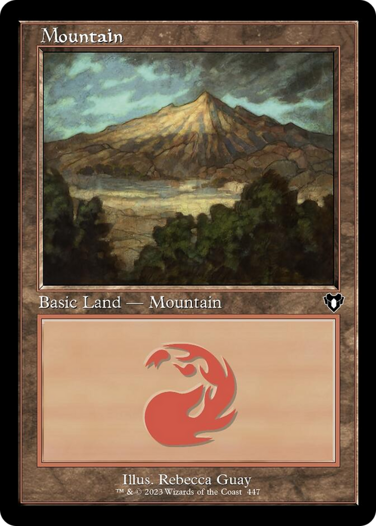 Mountain (447) (Retro) [Commander Masters] | Good Games Adelaide SA