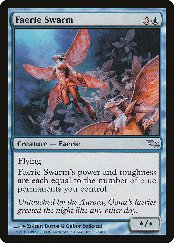 Faerie Swarm 37 (Shadowmoor)  - Foil | Good Games Adelaide SA