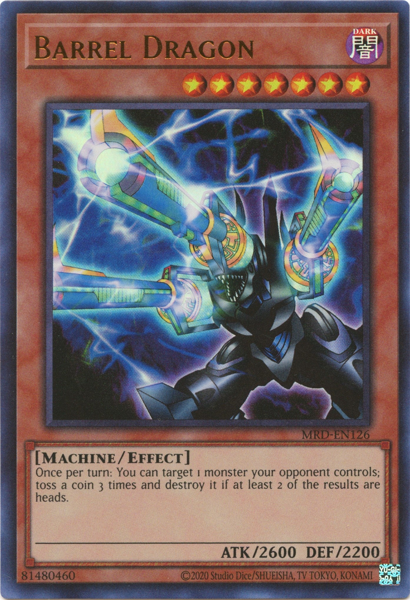 Barrel Dragon (25th Anniversary) [MRD-EN126] Ultra Rare | Good Games Adelaide SA