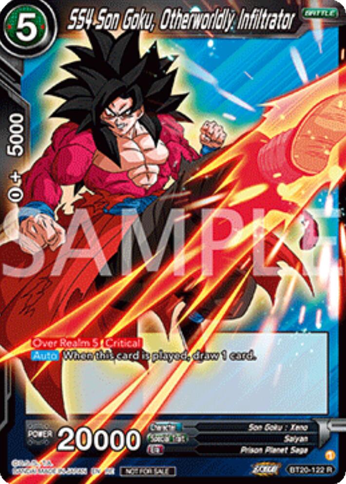 SS4 Son Goku, Otherworldly Infiltrator (Deluxe Pack 2025 Vol.2) (BT20-122) [Promotion Cards] | Good Games Adelaide SA