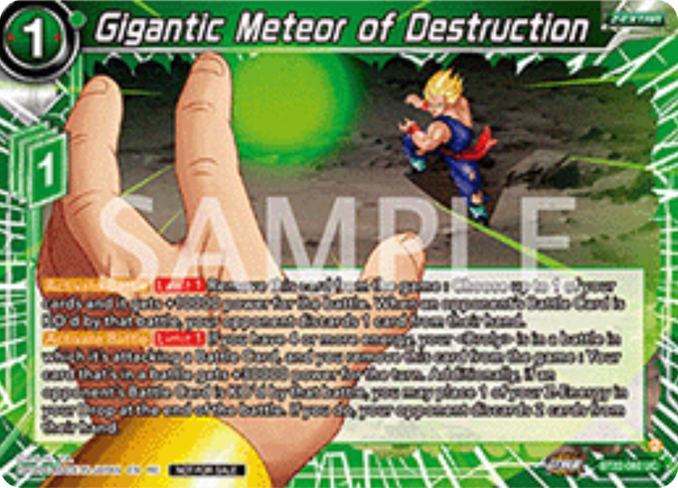Gigantic Meteor of Destruction (Deluxe Pack 2025 Vol.2) (BT22-060) [Promotion Cards] | Good Games Adelaide SA