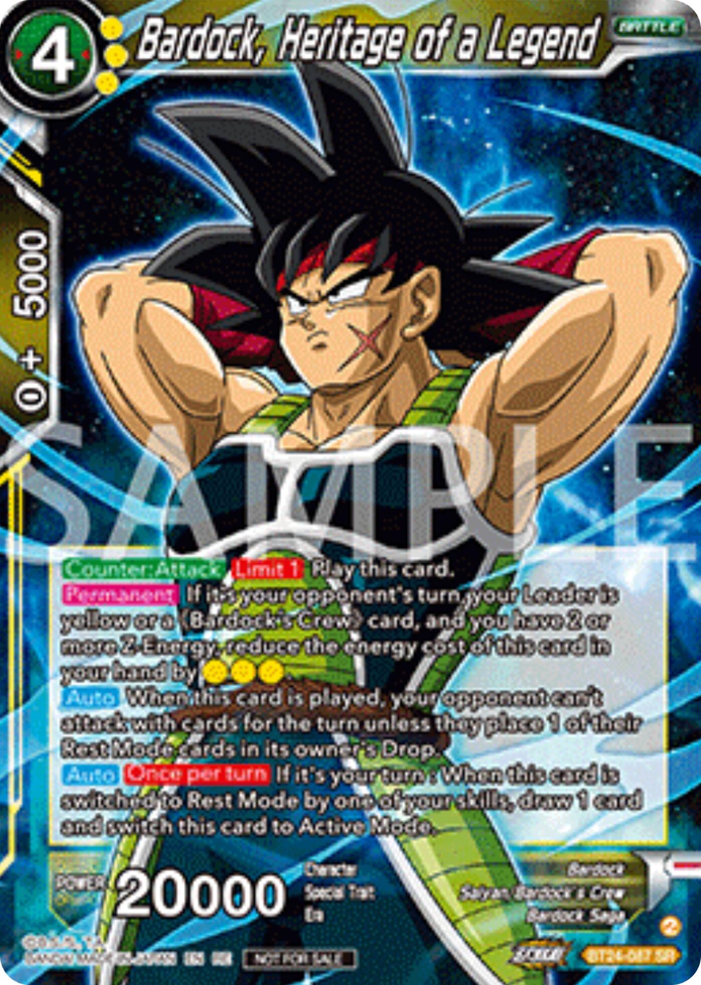 Bardock, Heritage of a Legend (Deluxe Pack 2025 Vol.2) (BT24-087) [Promotion Cards] | Good Games Adelaide SA