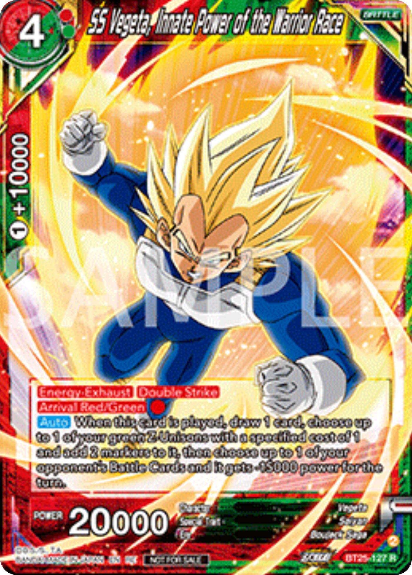 SS Vegeta, Innate Power of the Warrior Race (Deluxe Pack 2025 Vol.2) (BT25-127) [Promotion Cards] | Good Games Adelaide SA