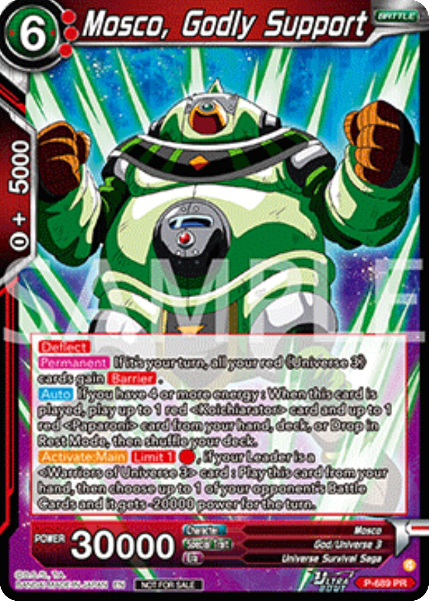 Mosco, Godly Support (Deluxe Pack 2025 Vol.2) (P-689) [Promotion Cards] | Good Games Adelaide SA