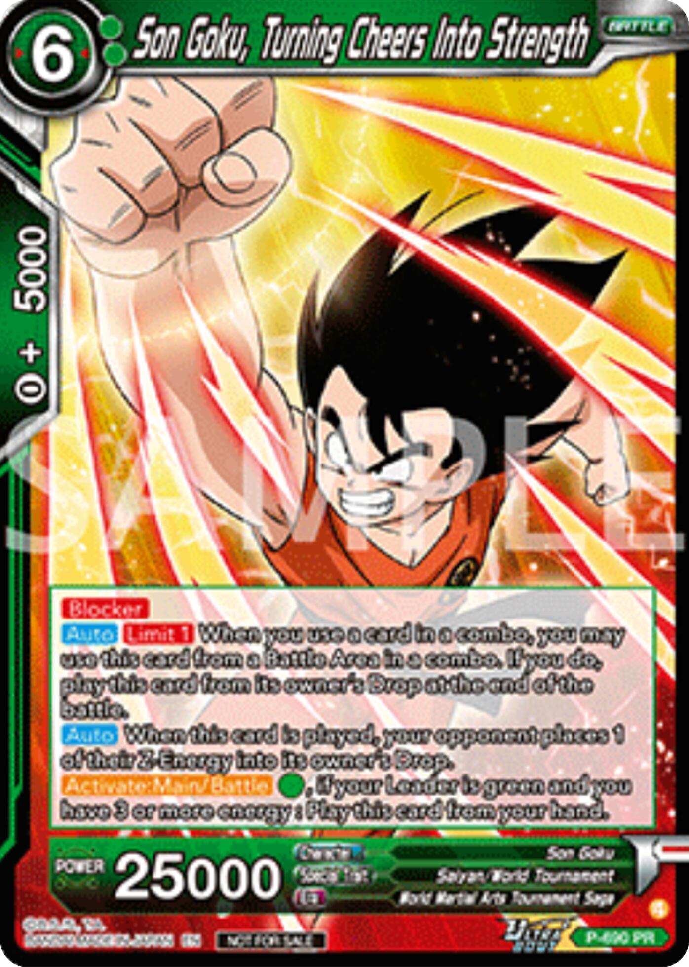 Son Goku, Turning Cheers Into Strength (Deluxe Pack 2025 Vol.2) (P-690) [Promotion Cards] | Good Games Adelaide SA