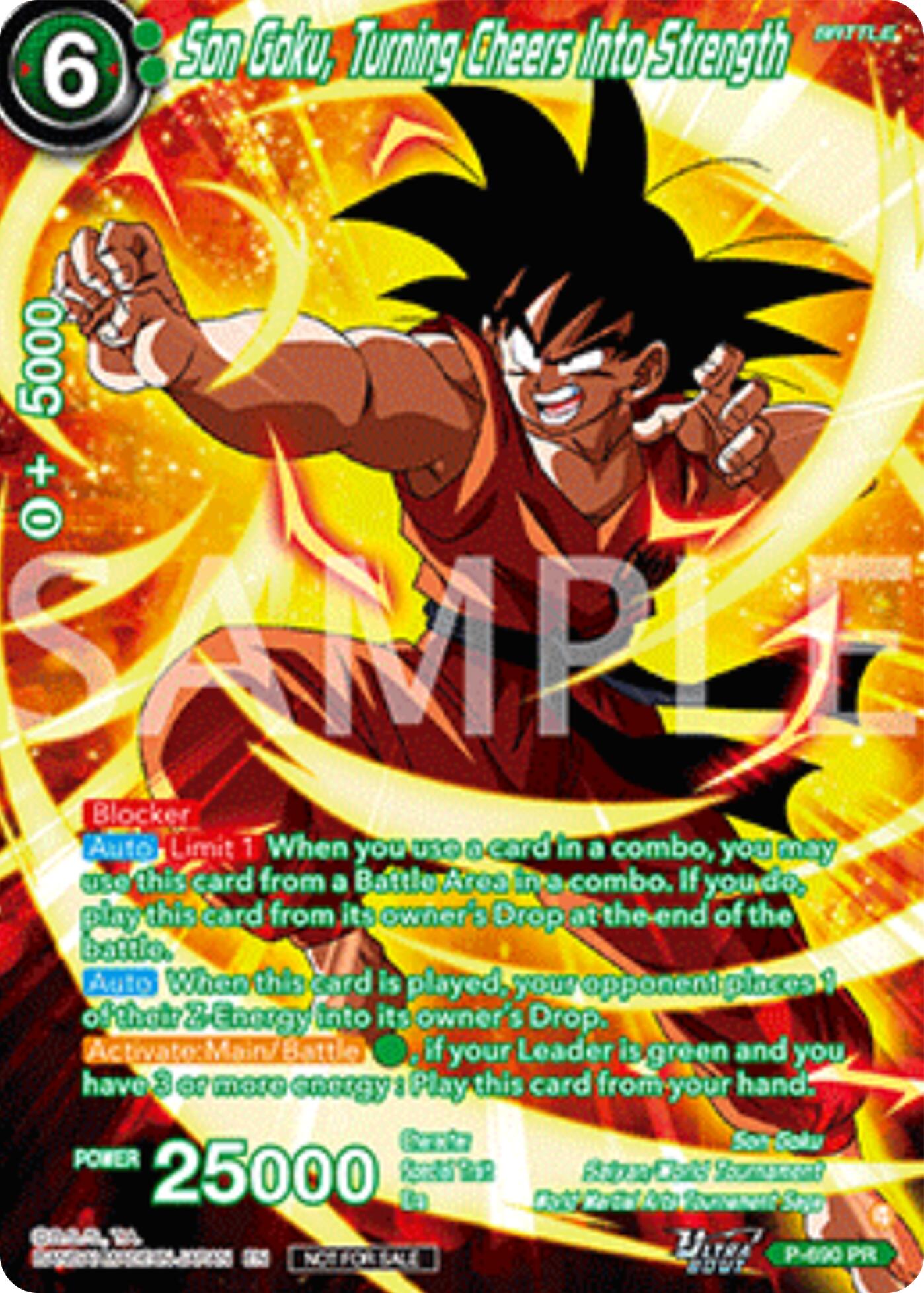 Son Goku, Turning Cheers Into Strength (Alternate Art) (Deluxe Pack 2025 Vol.2) (P-690) [Promotion Cards] | Good Games Adelaide SA