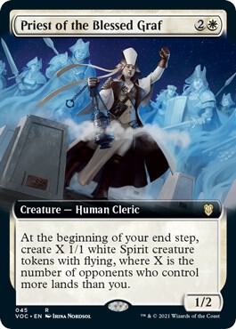 Priest of the Blessed Graf Extended Art 45 (Commander: Innistrad: Crimson Vow)  | Good Games Adelaide SA