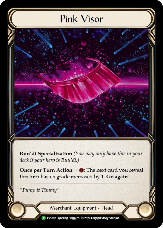 Pink Visor [LSS007] (Promo)  Cold Foil | Good Games Adelaide SA