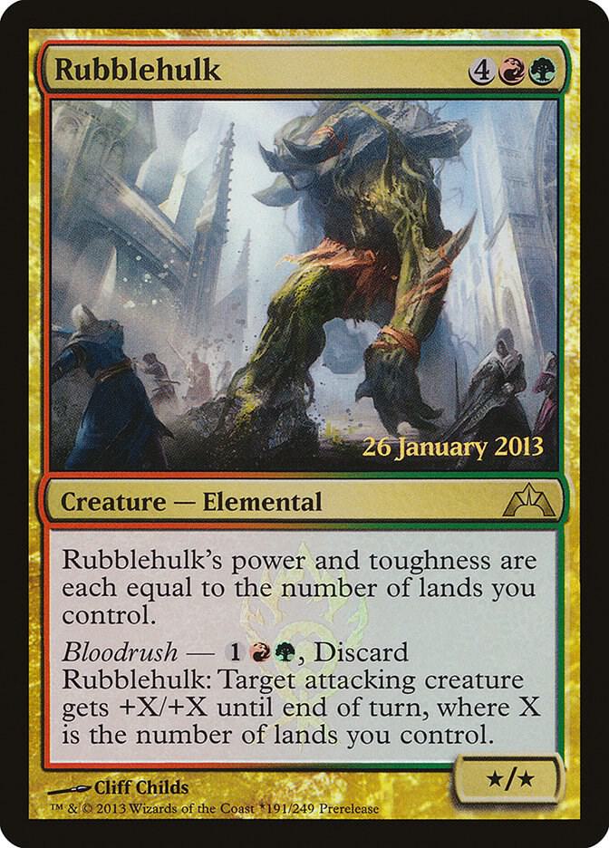 Rubblehulk 191 (Prerelease Cards)  - Foil | Good Games Adelaide SA