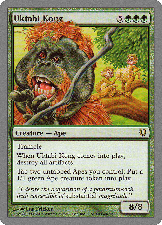 Uktabi Kong 115 (Unhinged)  - Foil | Good Games Adelaide SA