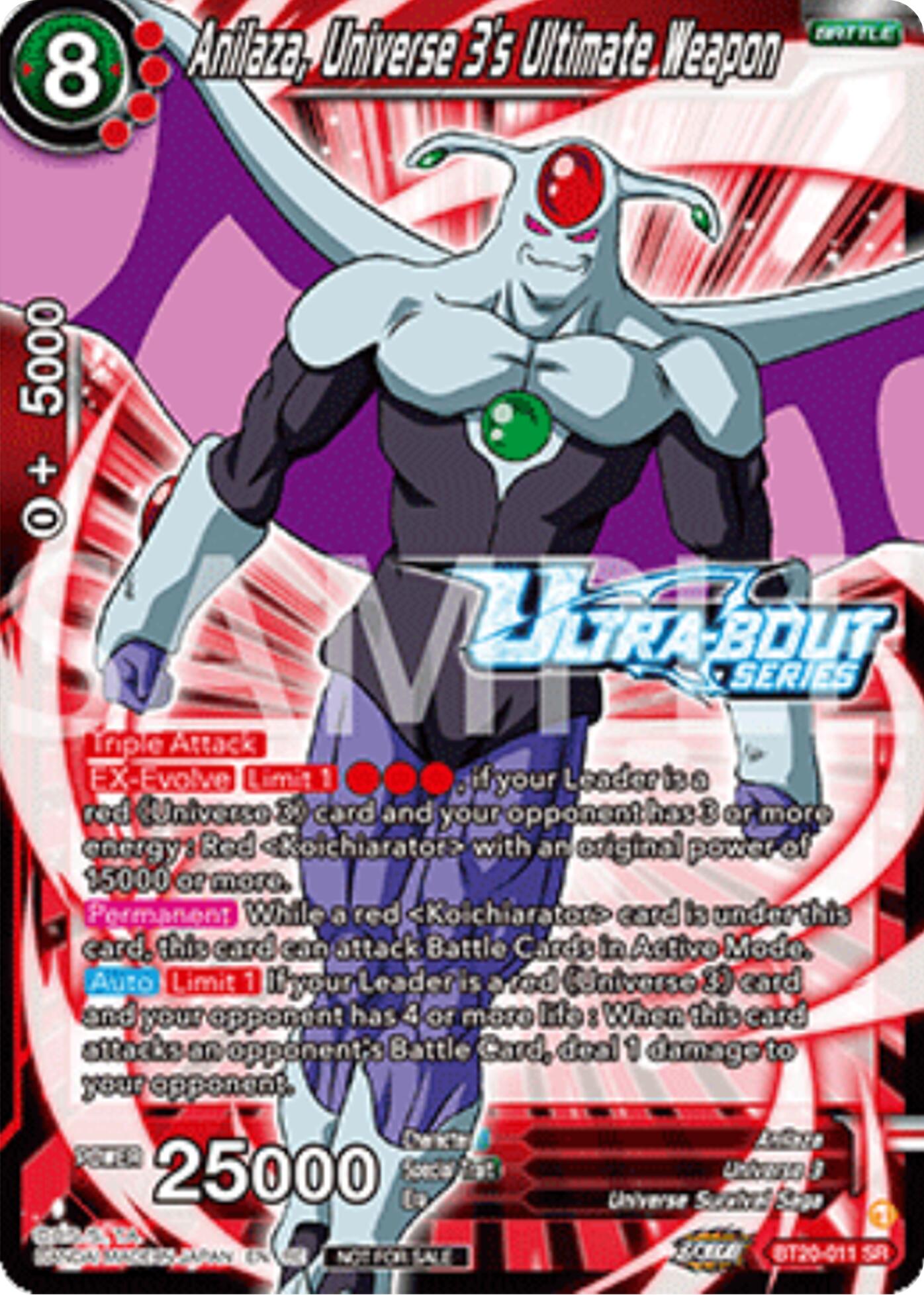 Anilaza, Universe 3's Ultimate Weapon (Event Pack 17) (BT20-011) [Promotion Cards] | Good Games Adelaide SA