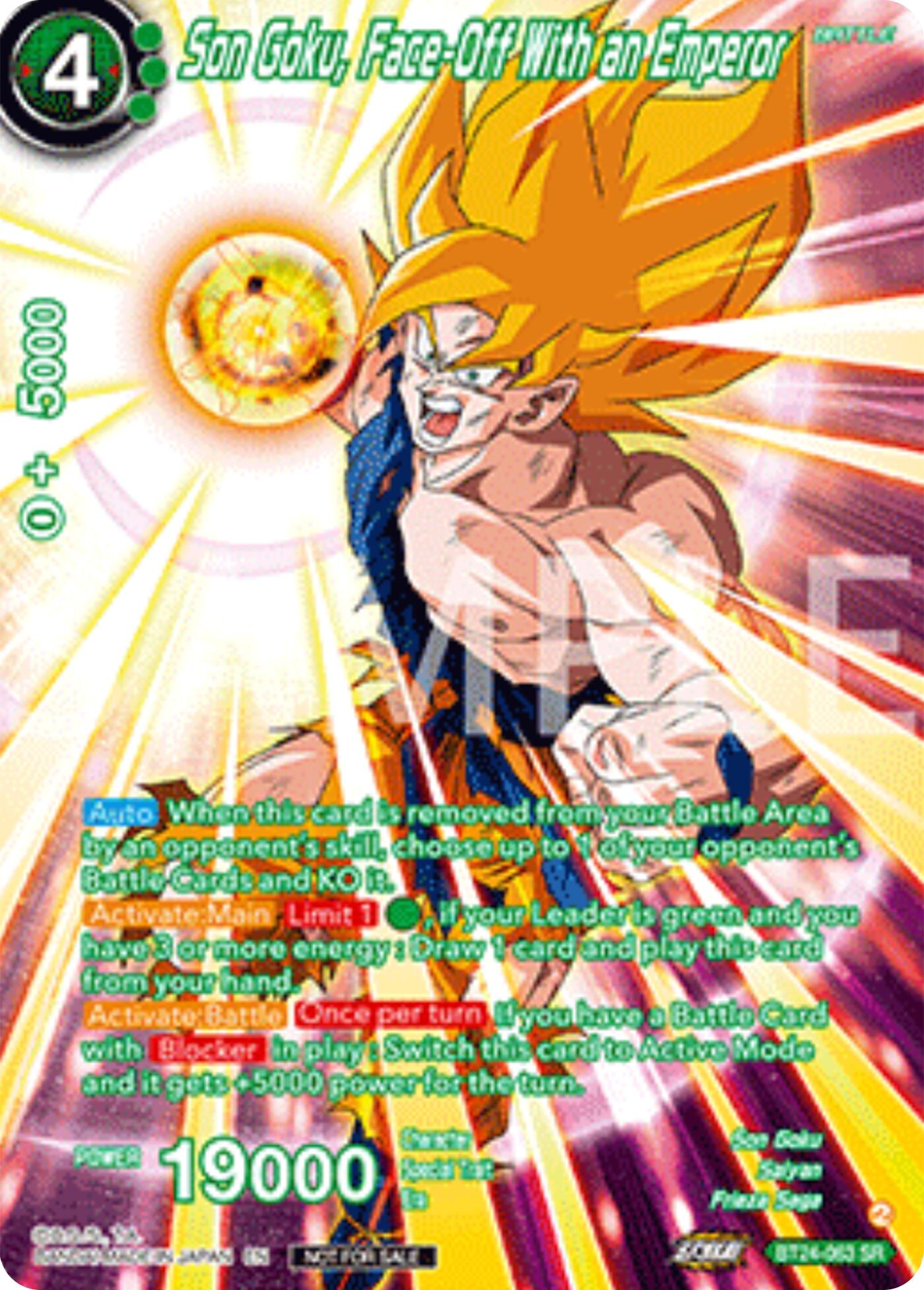 Son Goku, Face-Off With an Emperor (Premium Alt-Art Set 2025 Vol.2) (BT24-063) [Promotion Cards] | Good Games Adelaide SA