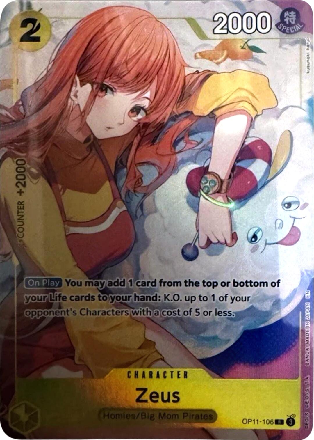 Zeus (Official Playmat - Bandai Card Games Fest 24-25 Edition) [One Piece Promotion Cards] | Good Games Adelaide SA