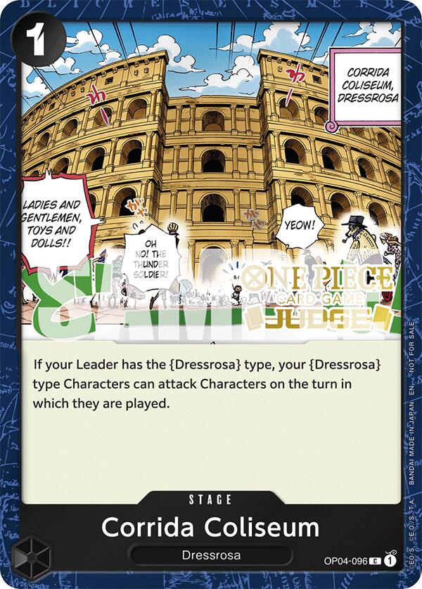Corrida Coliseum (Judge Pack Vol. 6) [One Piece Promotion Cards] | Good Games Adelaide SA