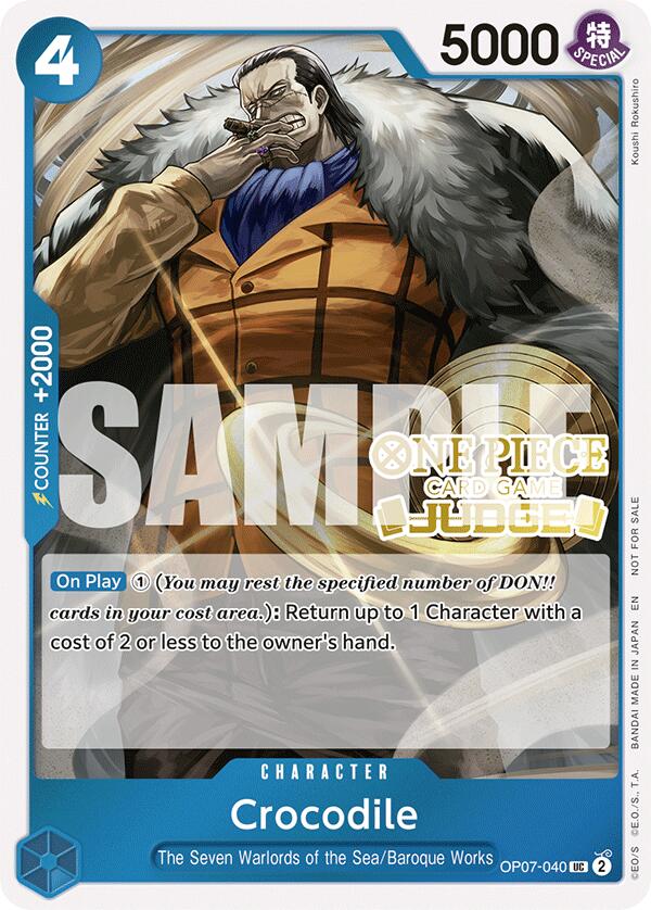 Crocodile (Judge Pack Vol. 6) [One Piece Promotion Cards] | Good Games Adelaide SA