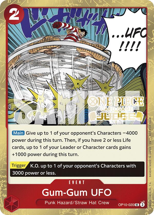 Gum-Gum UFO (Judge Pack Vol. 6) [One Piece Promotion Cards] | Good Games Adelaide SA