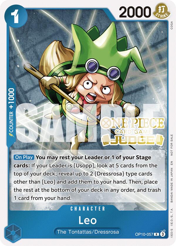 Leo (Judge Pack Vol. 6) [One Piece Promotion Cards] | Good Games Adelaide SA