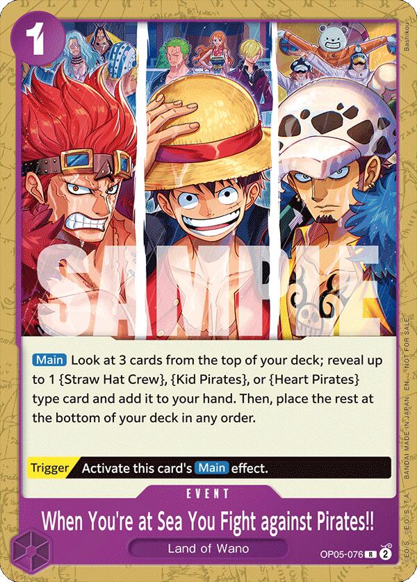 When You're at Sea You Fight against Pirates!! (2025 Pirates League Store) [Qualifier] [One Piece Promotion Cards] | Good Games Adelaide SA