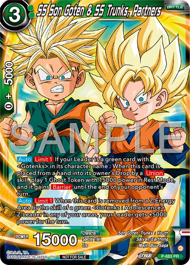 SS Son Goten & SS Trunks, Partners (Zenkai Series Tournament Pack Vol.12) (P-683) [Tournament Promotion Cards] | Good Games Adelaide SA