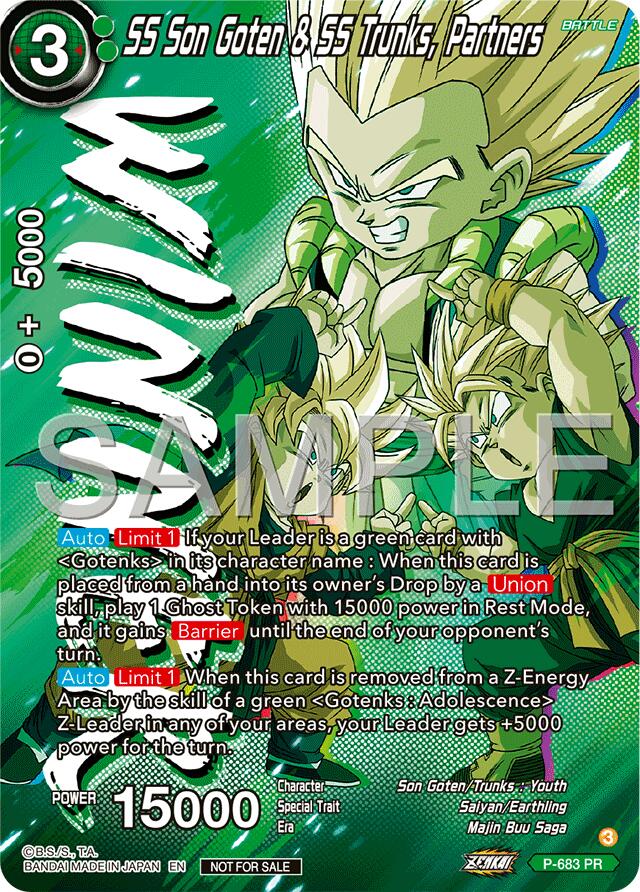 SS Son Goten & SS Trunks, Partners (Zenkai Series Tournament Pack Vol.12) (Winner) (P-683) [Tournament Promotion Cards] | Good Games Adelaide SA