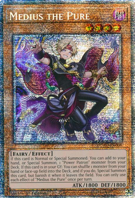 Medius the Pure (Starlight Rare) [DUAD-EN008] Starlight Rare | Good Games Adelaide SA