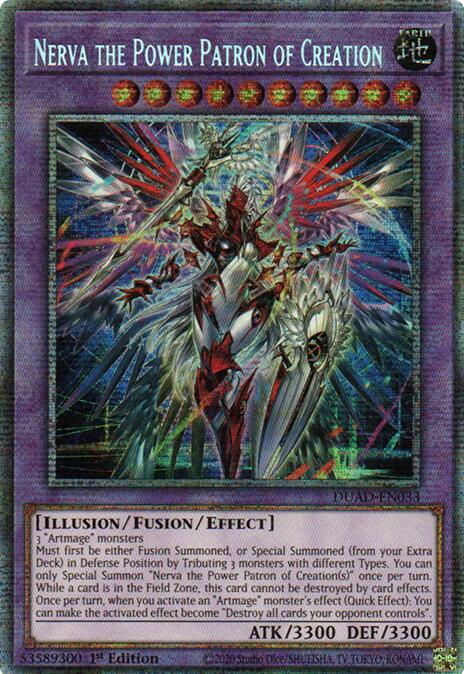 Nerva the Power Patron of Creation (Starlight Rare) [DUAD-EN033] Starlight Rare | Good Games Adelaide SA