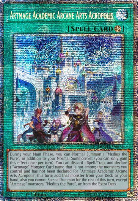Artmage Academic Arcane Arts Acropolis (Starlight Rare) [DUAD-EN054] Starlight Rare | Good Games Adelaide SA