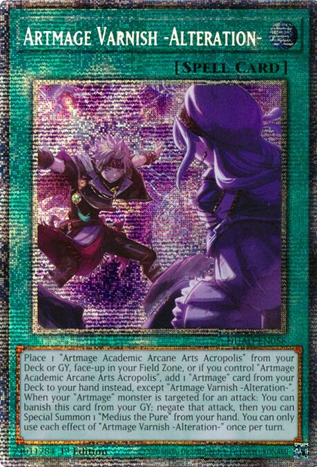 Artmage Varnish -Alteration- (Starlight Rare) [DUAD-EN058] Starlight Rare | Good Games Adelaide SA