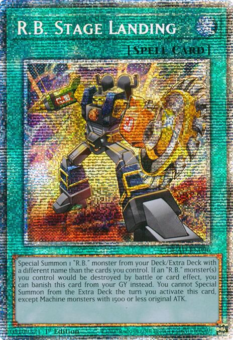 R.B. Stage Landing (Starlight Rare) [DUAD-EN096] Starlight Rare | Good Games Adelaide SA