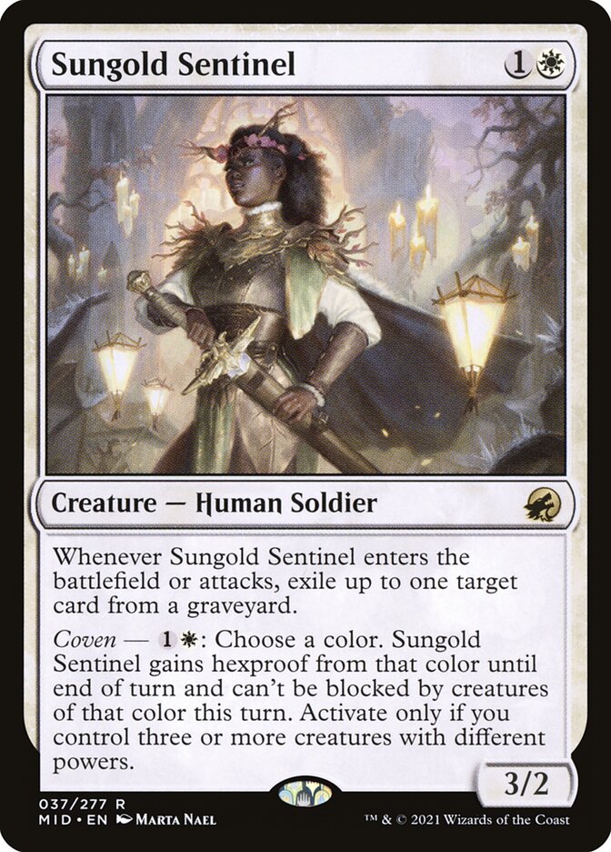 Sungold Sentinel 37 (Innistrad: Midnight Hunt)  | Good Games Adelaide SA