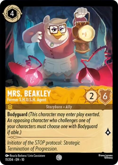 Mrs Beakley Former SHUSH Agent 11/204 (Whispers in the Well)  - Cold Foil | Good Games Adelaide SA