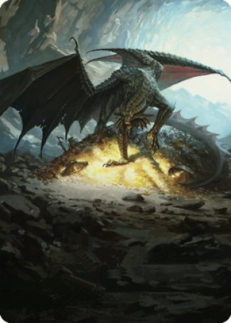 Ancient Copper Dragon Art Card (04) [Commander Legends: Battle for Baldur's Gate Art Series] | Good Games Adelaide SA