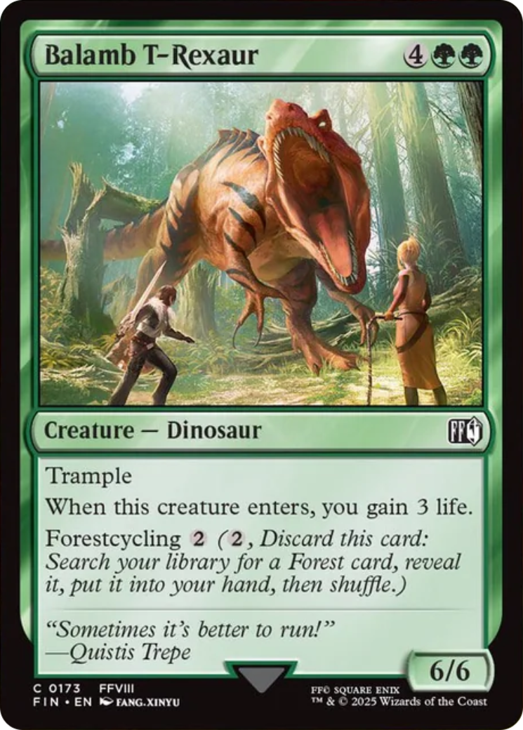Balamb T-Rexaur [FINAL FANTASY] | Good Games Adelaide SA