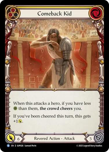 Comeback Kid (Yellow) [SUP028] (Super Slam) | Good Games Adelaide SA