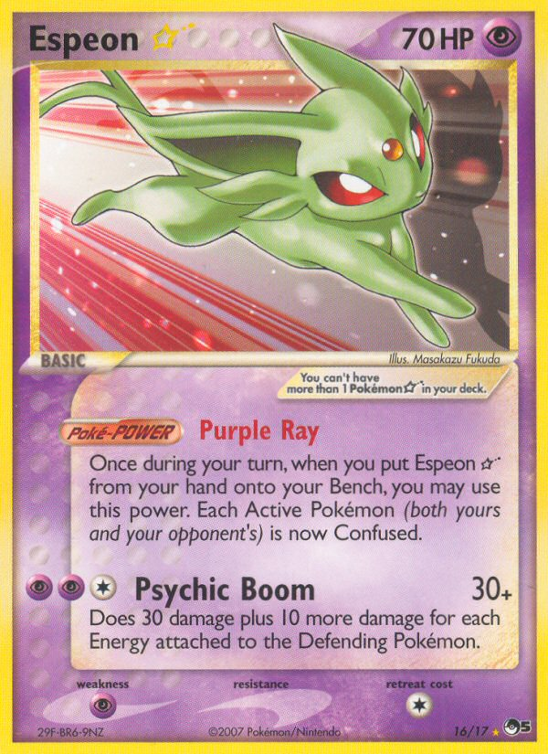 Espeon Star (16/17) [POP Series 5] | Good Games Adelaide SA