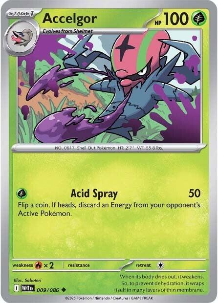 Accelgor (009/086) [Scarlet & Violet: White Flare] | Good Games Adelaide SA