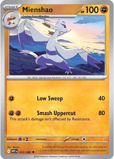 Mienshao (053/086) [Scarlet & Violet: White Flare] | Good Games Adelaide SA