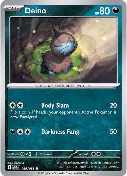 Deino (065/086) [Scarlet & Violet: White Flare] | Good Games Adelaide SA