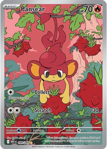 Pansear (099/086) [Scarlet & Violet: White Flare] | Good Games Adelaide SA