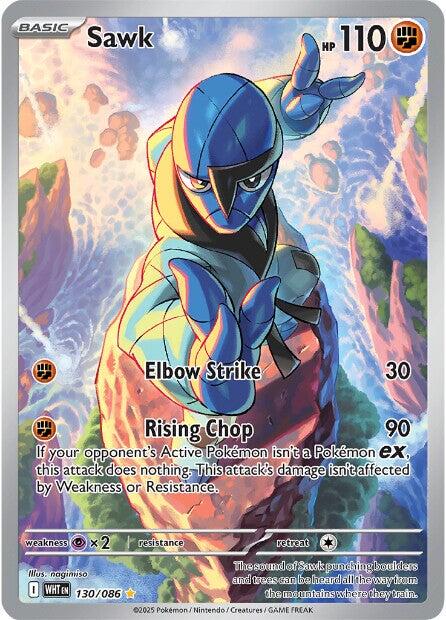 Sawk (130/086) [Scarlet & Violet: White Flare] | Good Games Adelaide SA