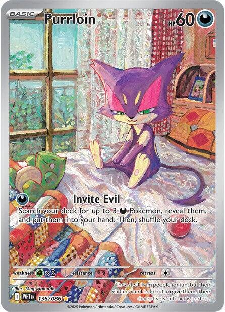 Purrloin (136/086) [Scarlet & Violet: White Flare] | Good Games Adelaide SA