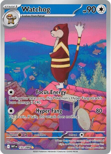 Watchog (153/086) [Scarlet & Violet: White Flare] | Good Games Adelaide SA
