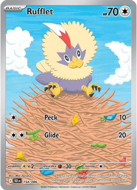 Rufflet (154/086) [Scarlet & Violet: Black Bolt] | Good Games Adelaide SA