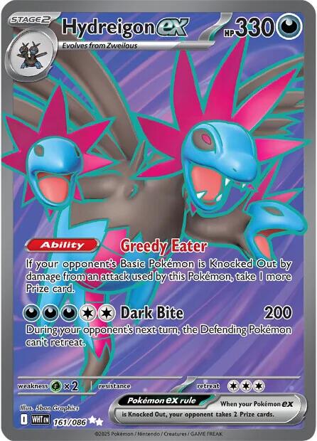 Hydreigon ex (161/086) [Scarlet & Violet: White Flare] | Good Games Adelaide SA